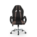 Chaise de jeu de bureau au design sportif ergonomique en éco-cuir réglable en hauteur Qatar Offre