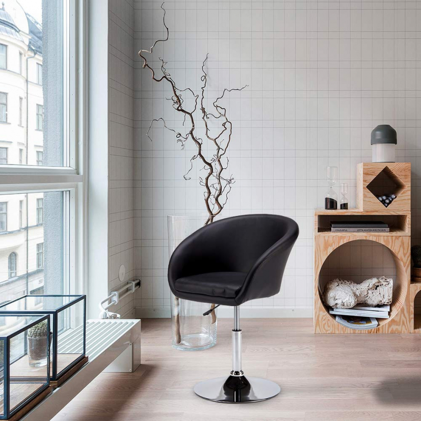 tabouret moderne fauteuil AUSTIN