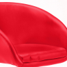 Tabouret fauteuil de bar cuisine et salon en similicuir design moderne Austin 