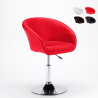 Tabouret fauteuil de bar cuisine et salon en similicuir design moderne Austin Offre