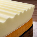 Matelas à mémoire de forme 7 zones déhoussable 25cm 120x190cm Veradea Choix