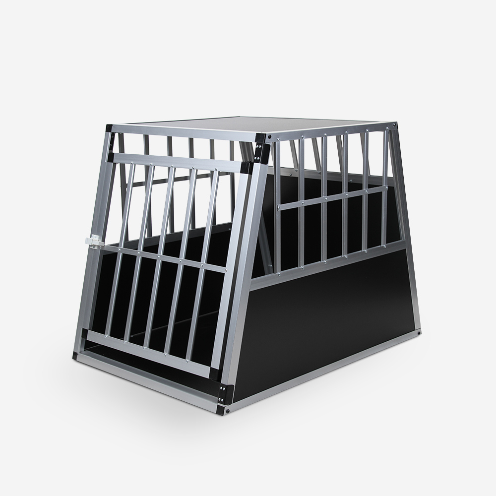 Caisse de transport pour chien cage rigide en aluminium 65x91x69cm Skaut L