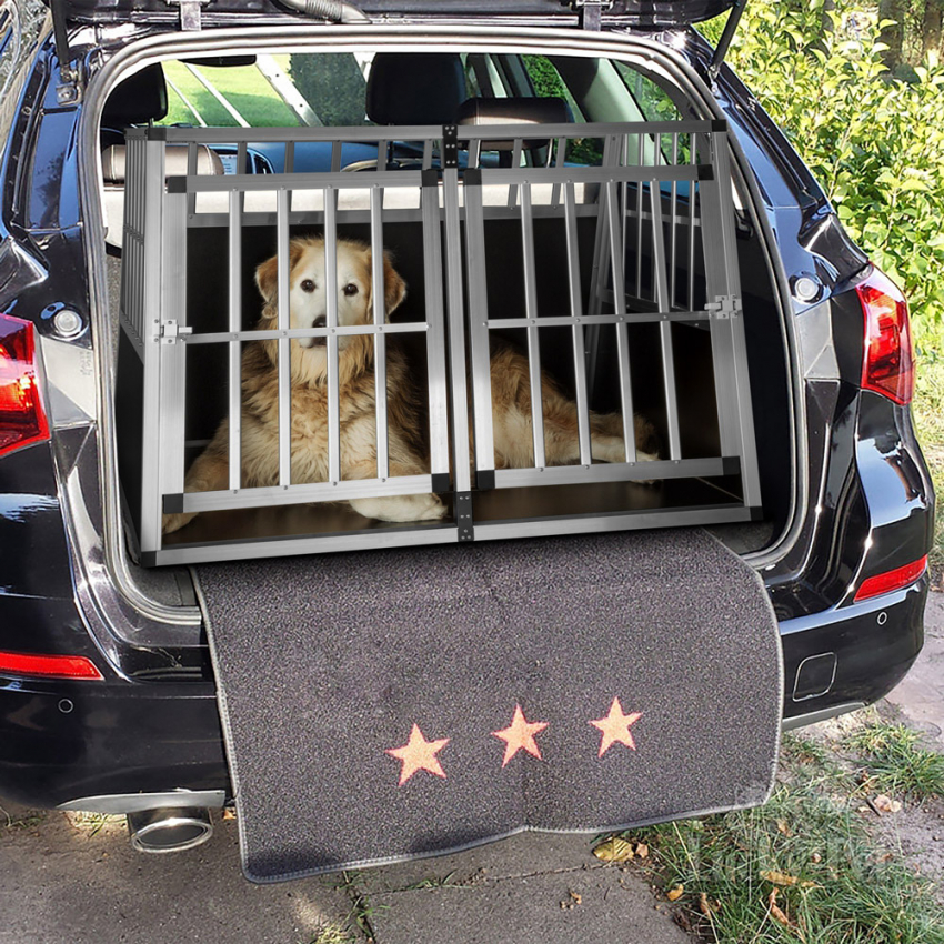 Skaut XL Caisse de transport double pour chien cage rigide aluminium