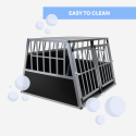 Caisse de transport double pour chien cage rigide en aluminium 104x91x71cm Skaut XL Choix