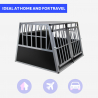 Caisse de transport double pour chien cage rigide en aluminium 104x91x71cm Skaut XL Caractéristiques