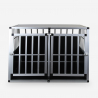Caisse de transport double pour chien cage rigide en aluminium 104x91x71cm Skaut XL Catalogue