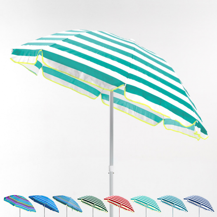 Parasol de plage portable et léger 180 cm Taormina Remises