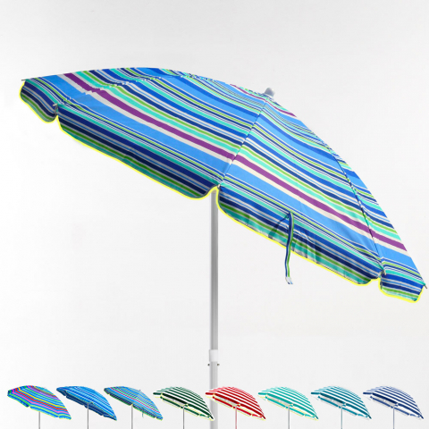Parasol de plage portable et léger 180 cm Taormina Promotion