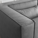 Canapé modulable 3 places confortable moderne en tissu Solv Remises