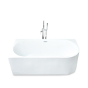 Baignoire autoportante avec coin arrondi résine fibre de verre Panarea Achat