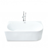 Baignoire autoportante avec coin arrondi résine fibre de verre Panarea Achat