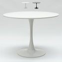 Table ronde 90cm bar salle à manger cuisine design scandinave moderne Tulip