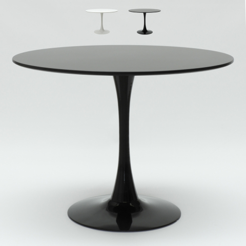 table ronde 90cm bar salle à manger cuisine design scandinave moderne Goblet Promotion