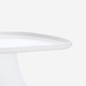Table basse de salon cuisine jardin moderne 48x48 en plastique Bell L Remises