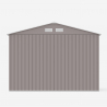 Abri de jardin en tôle robuste pour rangement d'outils Ortisei 277x191x202cm Modèle