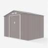 Abri de jardin en tôle robuste pour rangement d'outils Ortisei 277x191x202cm Réductions
