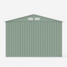Abri de jardin en tôle galvanisée verte pour outils de jardin Ortisei NATURE 277x191x202cm Modèle