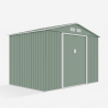 Abri de jardin en tôle galvanisée verte pour outils de jardin Ortisei NATURE 277x191x202cm Choix