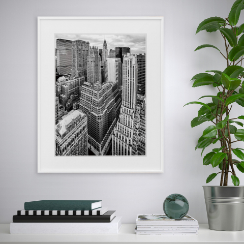 Tableau photographie paysage urbain noir et blanc 40x50cm Variety Grad Promotion