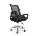 Chaise de bureau ergonomique avec support lombaire en tissu respirant Officium Remises