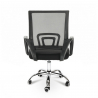 Chaise de bureau ergonomique avec support lombaire en tissu respirant Officium Réductions