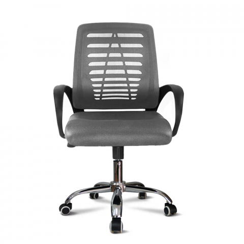 Chaise de bureau ergonomique pivotante avec tissu respirant Opus Moon Promotion