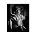 Estampe photographie sujet féminin peinture noir et blanc 40x50cm Variety Wahine Vente