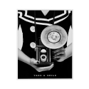 Impression noir et blanc vintage photo appareil photo 40x50cm Variety Seuri Vente