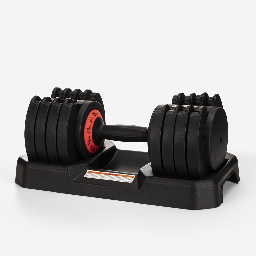 Haltère poids réglable charge variable fitness musculation 25 kg Oonda