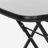 Table carrée + 2 chaises pliantes de jardin design moderne Soda Remises