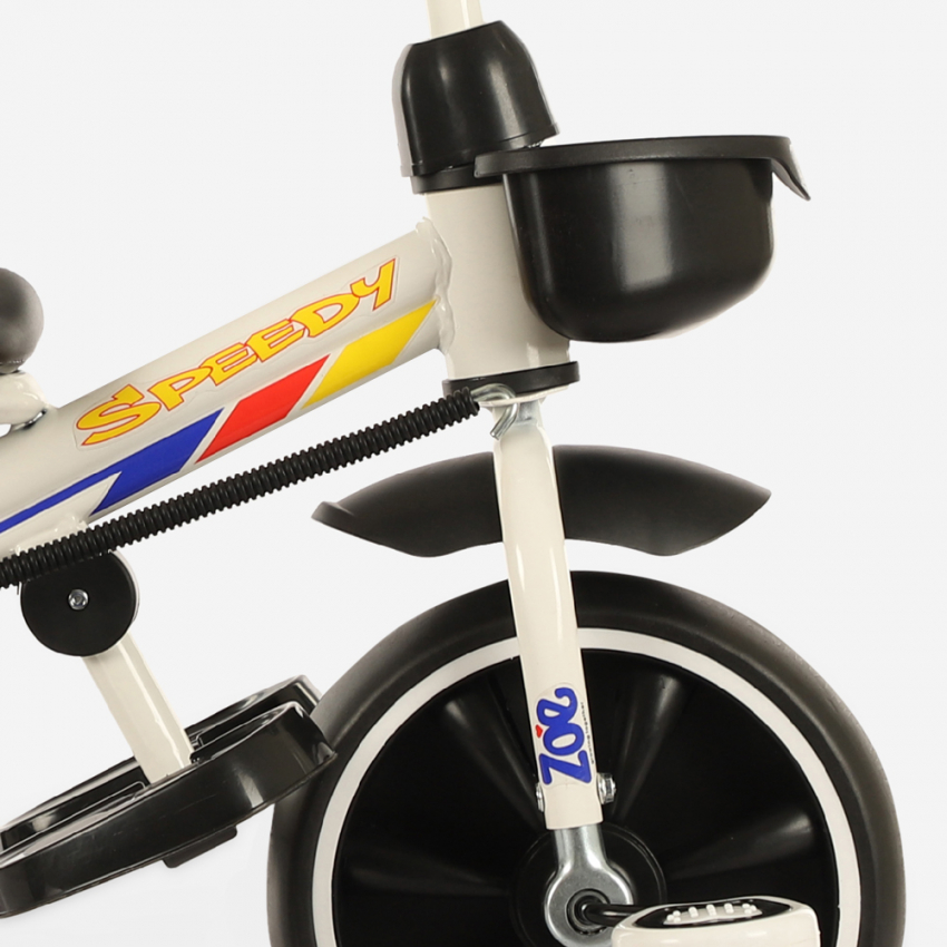 Speedy Tricycle pour enfants avec poignée et panier de rangement