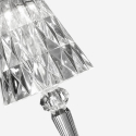 Lampe de table design moderne transparent maison restaurant Crystal Réductions