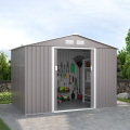 Abri de jardin en tôle robuste pour rangement d'outils Ortisei 277x191x202cm Promotion