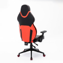 Chaise de jeu ergonomique en similicuir de sport réglable Portimao Fire Modèle