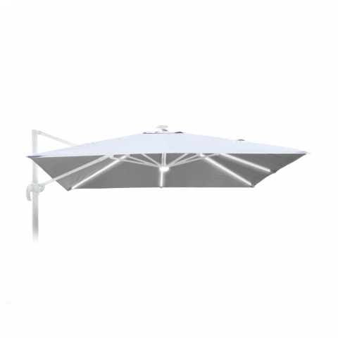 Toile de Remplacement pour parasol de Jardin 3x3 Paradise White LED Promotion