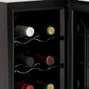 Réfrigérateur et cave à vin moderne à LED monozone 6 bouteilles Bacchus VI Réductions