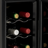 Cave à vin réfrigéré à LED pour 8 bouteilles à zone unique Bacchus VIII Choix