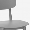Chaise de cuisine jardin bar restaurant en polypropylène au design moderne Geer 