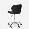 Chaise pivotante tabouret de bureau roues réglables en hauteur Ratal 