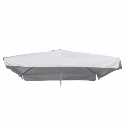 Toile de remplacement pour parasol de jardin 3x3 carré Marte avec lambrequin