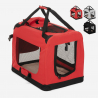 Sac de transport pliable pour petits chiens et chats 58x40x44.5cm Oliver M 