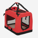 Sac de transport pliable pour petits chiens et chats 58x40x44.5cm Oliver M 