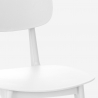 Table ronde de 80 cm noir + 2 chaises design Berel Black 