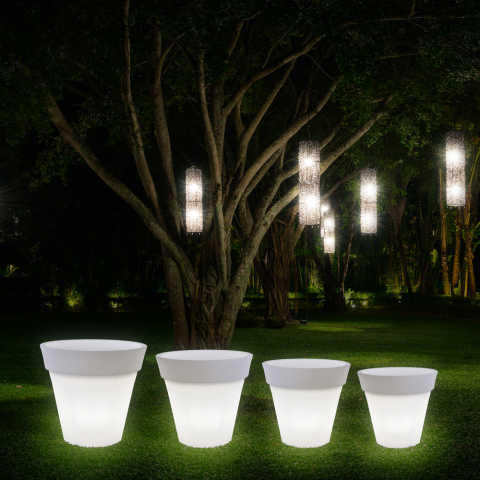 Vases lumineux d'extérieur jardin et terrasse Pegasus Promotion