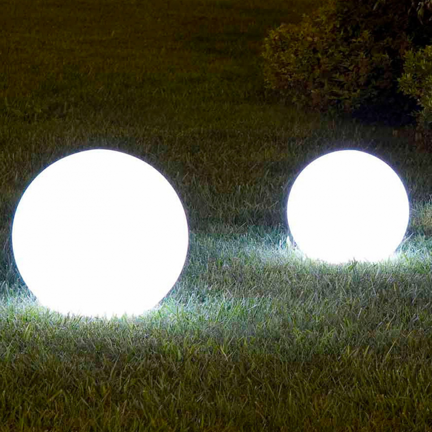 Lampe design sphère LED Ø 40cm pour restaurant bar de jardin extérieur Sirio