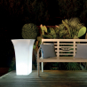 Jardinière lumineuse carrée d'extérieur design moderne Patio Catalogue