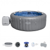 Spa gonflable ronde 216x80cm Bestway Lay-Z SPA Santorini Hydrojet Pro 7 places 60075 Vente