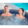 Spa gonflable ronde 216x80cm Bestway Lay-Z SPA Santorini Hydrojet Pro 7 places 60075 Caractéristiques