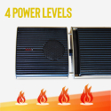 Radiateur infrarouge sans émission lumineuse 1800W Bluetooth haut-parleurs Spaik Pro Catalogue
