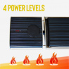 Radiateur infrarouge sans émission lumineuse 1800W Bluetooth haut-parleurs Spaik Pro Catalogue